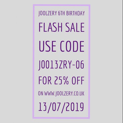 Joolzery 6th Birthday Flash Sale Voucher Code